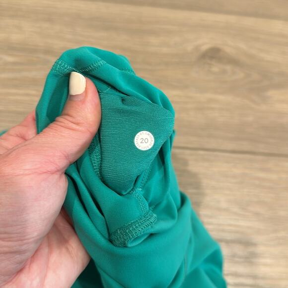 LULULEMON Maldives‎ Green Align High Rise Active Workout Leggings Size 20 - Picture 9 of 11